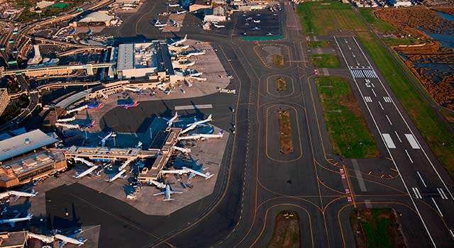 Boston Airport (BOS) is officially named as General Edward Lawrence Logan International Airport.